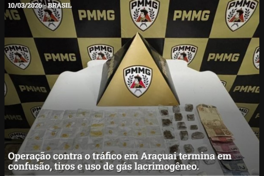 Em ação da Polícia Militar contra o tráfico de drogas, na região do centro antigo, em Araçuai, no Vale do Jequitinhonha (MG). Quatro pessoas de uma mesma família foram presas, além de entorpecentes, celular e dinheiro. Clique para ver mais detalhes via Jornal Gazeta